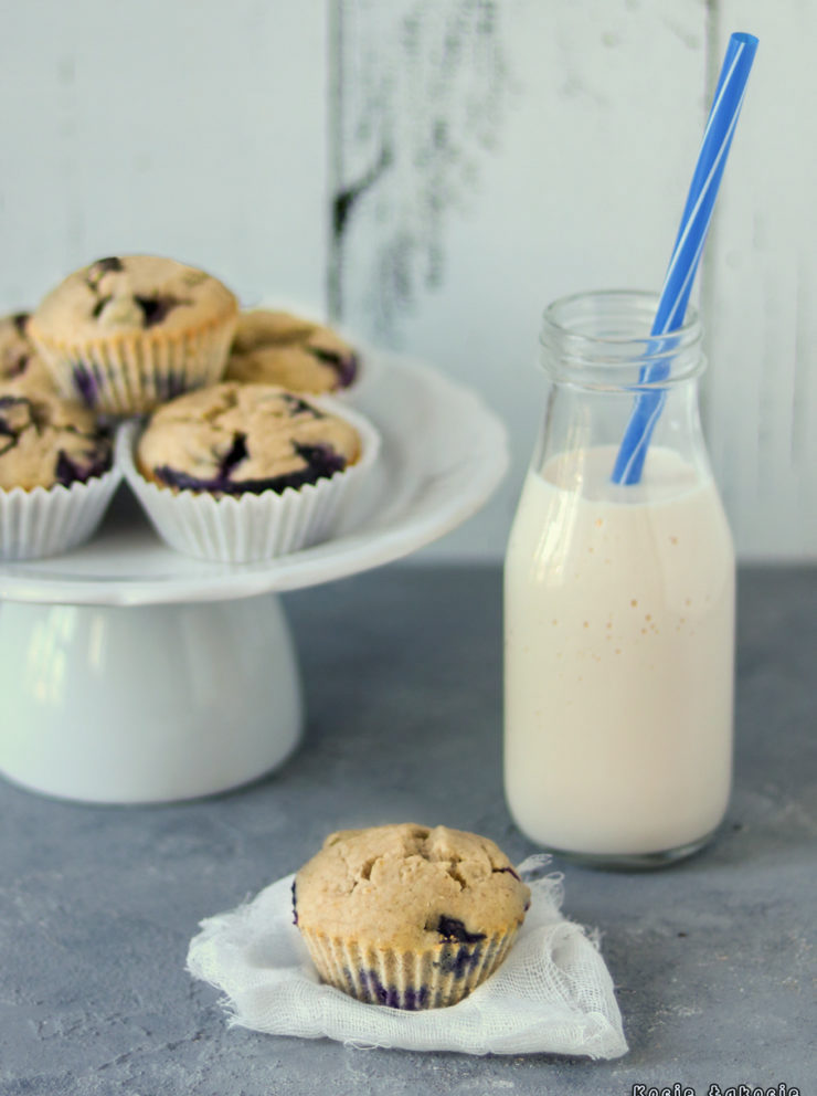muffinki z borówkami