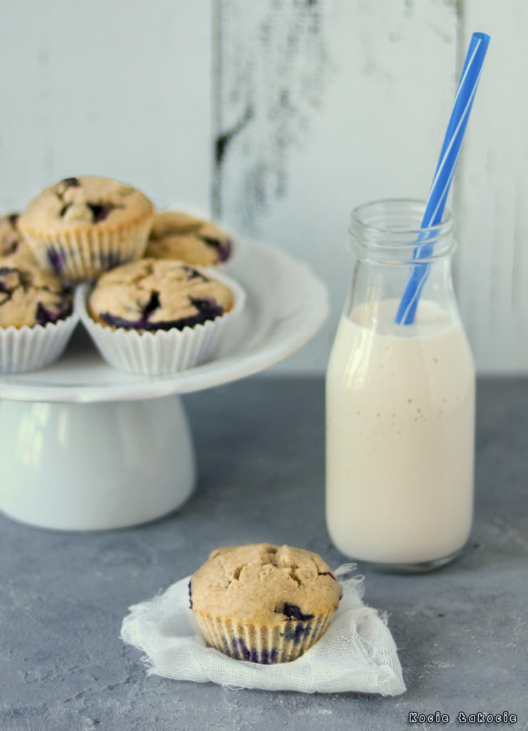 muffinki z borówkami